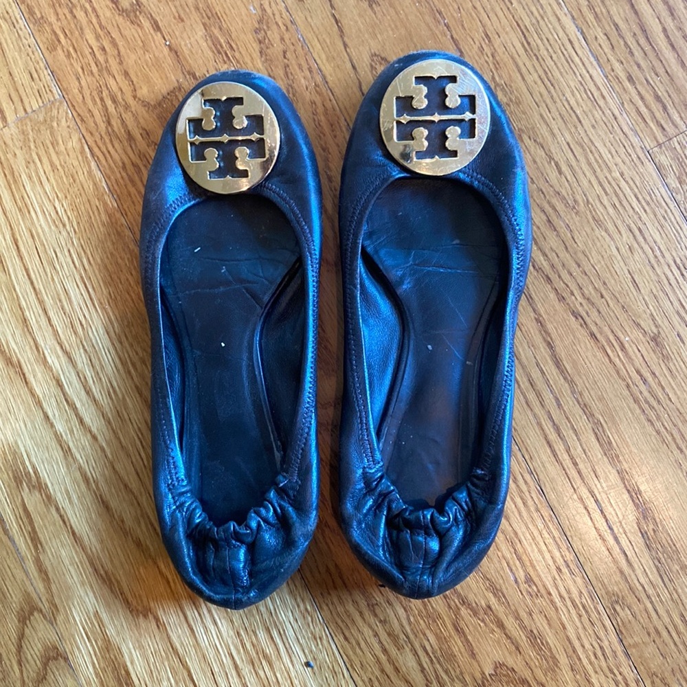 Tory Burch Brown Reva Flats